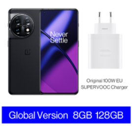 Smartphone Oneplus 11 8GB RAM 128GB 5G versão global snapdragon 8 gen 2k 120hz Tela amoled 5000mah na Aliexpress