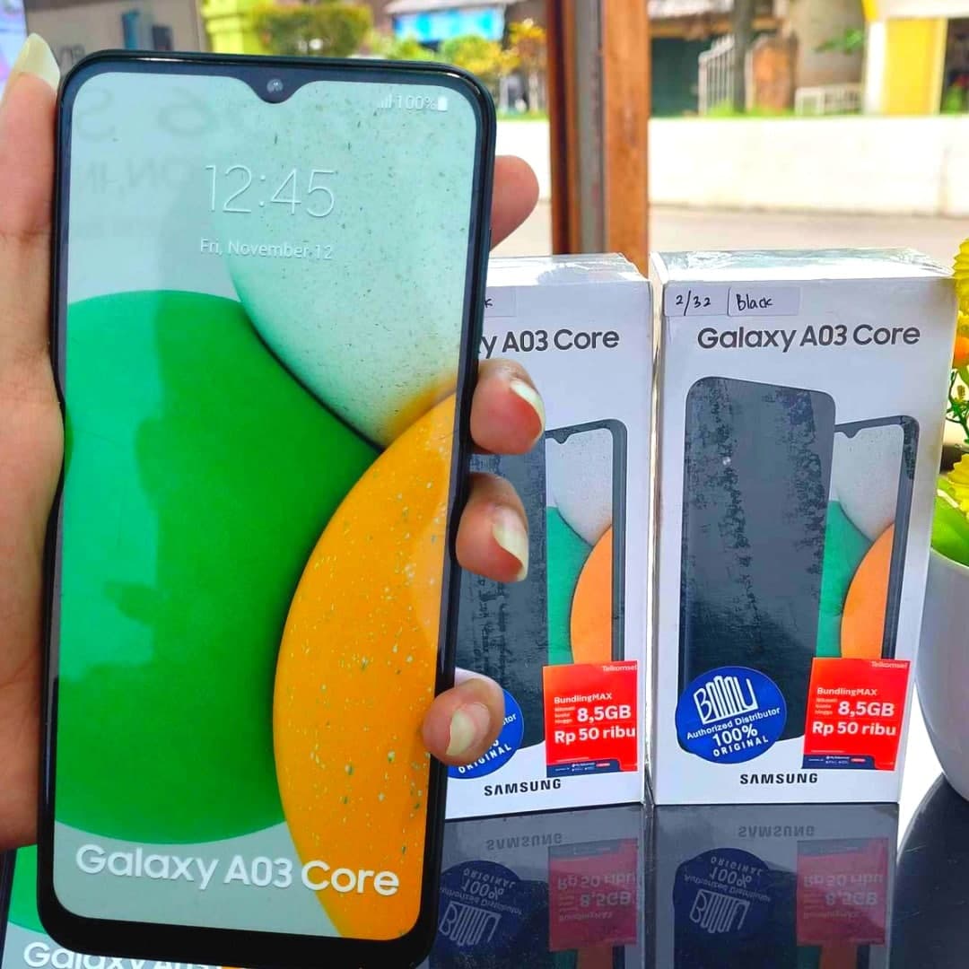 Smartphone Samsung Galaxy A03 Core 32GB, 2GB RAM Tela infinita 6.5″ Câmera Traseira de 8MP Dual Chip na Fastshop