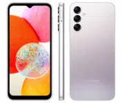 Smartphone Samsung Galaxy A14 128GB Prata 4G Octa-Core 4GB RAM 6,6″ Câm. Tripla + Selfie 13MP Dual Chip na Magazine Luiza