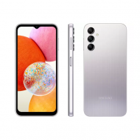 Smartphone Samsung Galaxy A14 64 GB Prata 5G Octa-Core - 4GB RAM 6,6" na Magazine Luiza