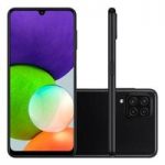 Smartphone Samsung Galaxy A22 128GB Preto 4G Tela 6.4″ Câmera Quadrupla Selfie 13MP Android 6.7 na Carrefour