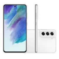 Smartphone Samsung Galaxy S21 FE 5G Branco 128GB 6.4" 6GB RAM Câm. Tripla Traseira De 12MP 12MP 8MP Selfie 32 MP na Girafa