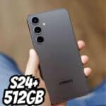 Smartphone Samsung Galaxy S24+, Galaxy AI, Selfie de 12MP, Tela de 6.7" 1-120Hz, 512GB, 12GB RAM - Preto na Amazon