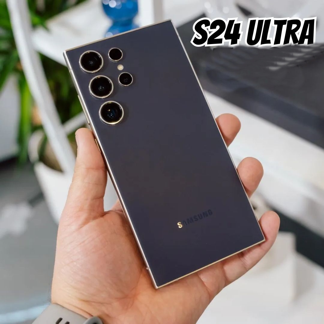 Smartphone Samsung Galaxy S24 Ultra, Galaxy AI, Selfie de 12MP, Tela de 6.8″ 1-120Hz, 256GB, 12GB RAM – Titânio Preto na Amazon