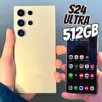 Smartphone Samsung Galaxy S24 Ultra, Galaxy AI, Selfie de 12MP, Tela de 6.8" 1-120Hz, 512GB, 12GB RAM - Titânio Creme na Amazon