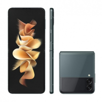 Smartphone Samsung Galaxy Z Flip3 5G 128GB Tela 6,7" Dobrável Câmera Dupla Traseira Verde na Girafa