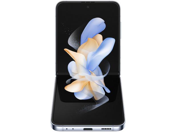 Smartphone Samsung Galaxy Z Flip4 128GB Azul – 5G Octa-Core 8GB RAM Câm. Dupla + Selfie 10MP – Magazine na Magazine Luiza