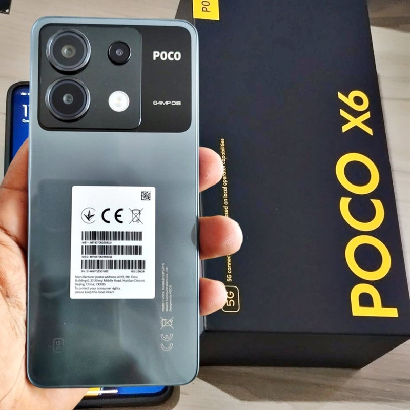 Smartphone Xiaomi Poco X6 5G 256GB / 8GB Ram (Versao Global) (Azul) na Amazon