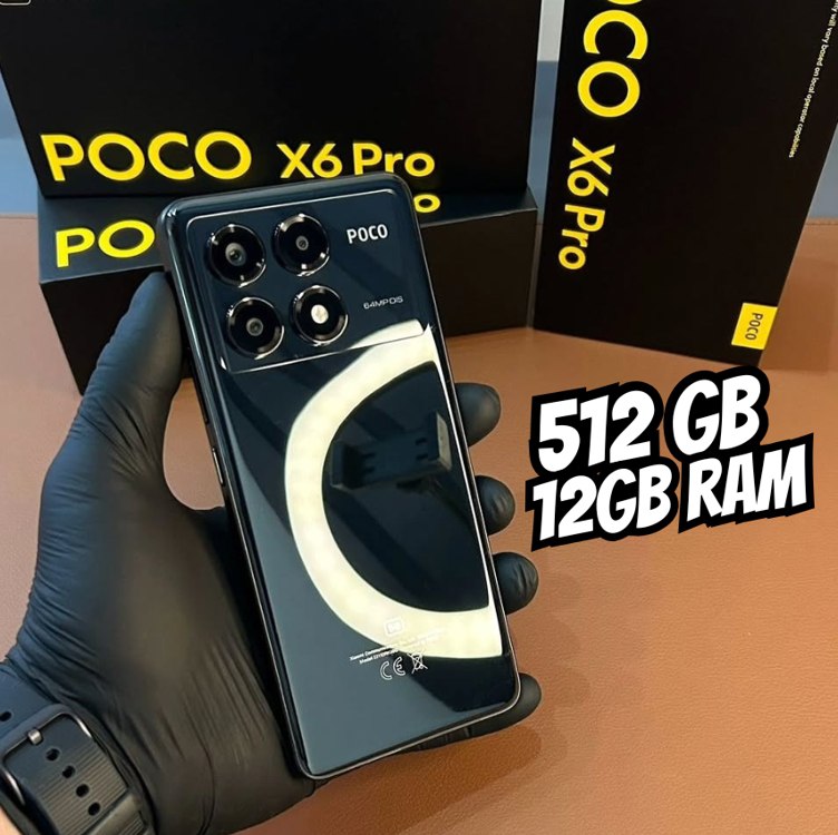 Smartphone Xiaomi POCO X6 Pro 5G 12GB+512GB NFC Dimensity 8300-Ultra 64MP câmera tripla 67W 120Hz AMOLED (Preto) na Amazon