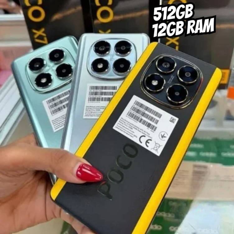 Smartphone Xiaomi Poco X7 5G NFC Black (Preto) 12GB RAM 512GB ROM na Amazon