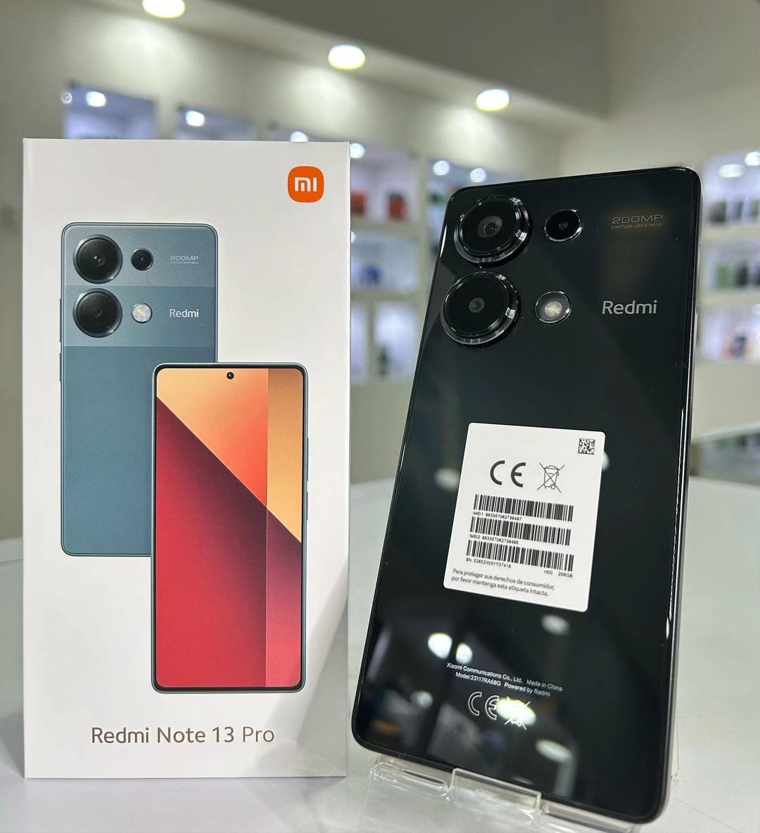 Smartphone Xiaomi Redmi Note 13 Pro 4G 8+256 GB, MediaTek, Helio G99-Ultra, Câmera OIS de 200 MP, Carregamento Turbo 67W, Tela AMOLED 6,67 “, NFC, (Preto) na Amazon