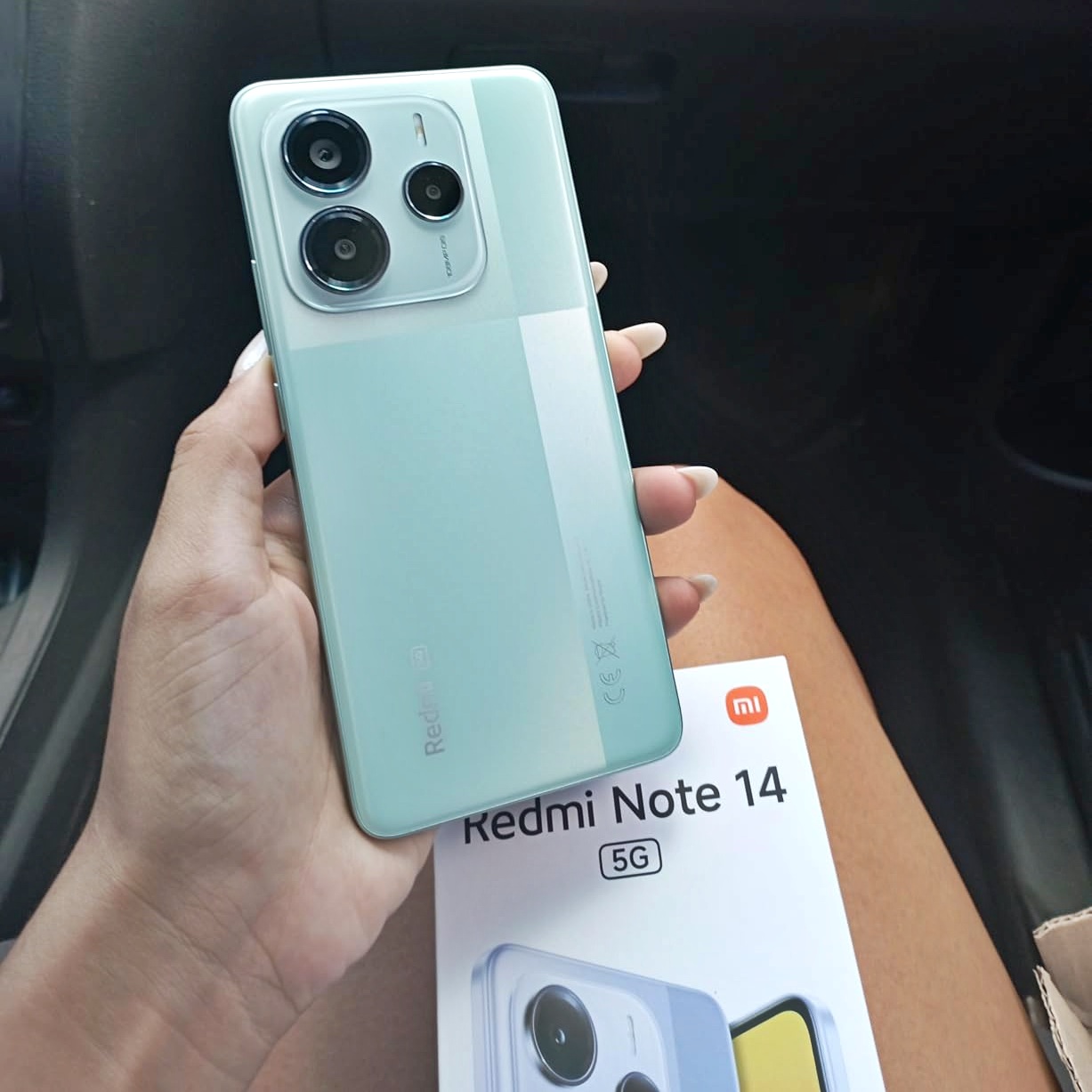 Smartphone Xiaomi Redmi Note 14 5G NFC Coral Green (Verde) 8GB RAM 256GB ROM (24094RAD4G) na Amazon