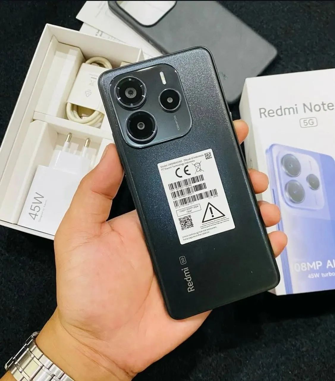 Smartphone Xiaomi Redmi Note 14 5G NFC Midnight Black (Preto) 8GB RAM 256GB ROM na Amazon