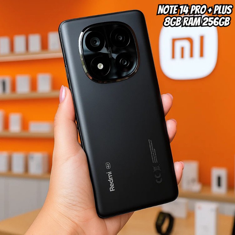 Smartphone Xiaomi Redmi Note 14 Pro+ Plus 5G Preto 8GB RAM 256GB ROM NFC Modelo 24115RA8EG na Amazon