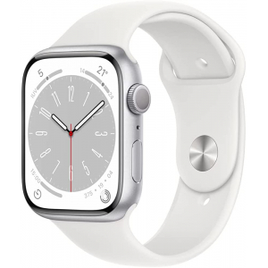 Smartwatch Apple Watch Series 8 Gps com Caixa Prateada de Alumínio 45mm na Amazon