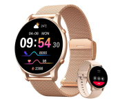 Smartwatch Feminino 1.32″ Full Touch, IP68 à Prova d’água, Compatível com iOS/Android na Amazon