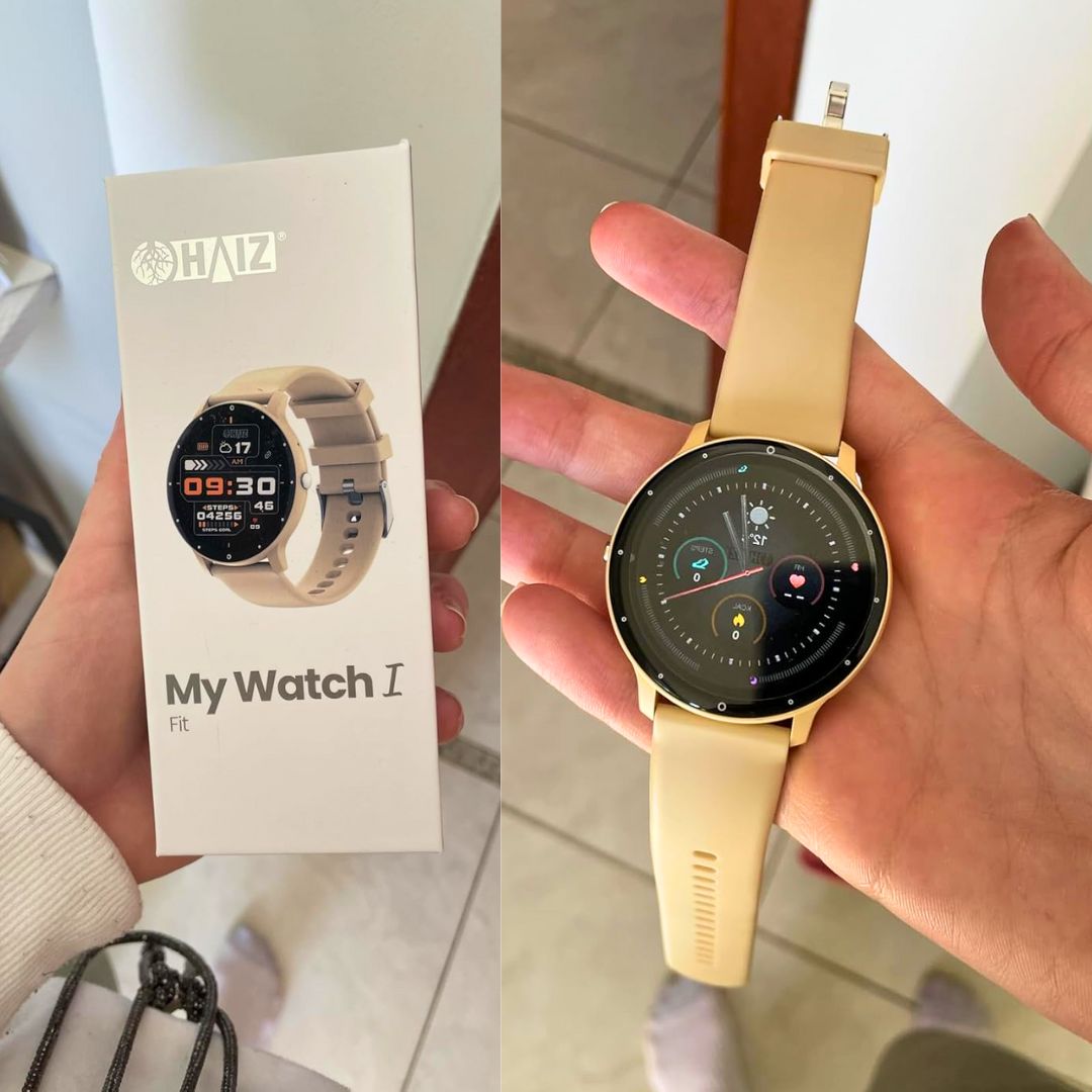 Smartwatch Relógio Inteligente My Watch I Fit Haiz Tela Full Touch 1.28″ Resistente à Água IP67 com Modos Esportivos e Recebimento de Notificações na Amazon
