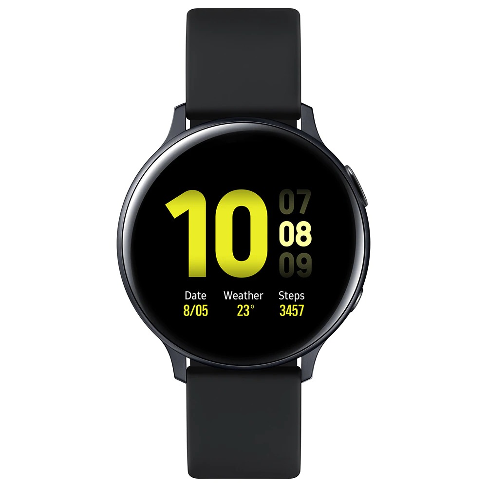 Smartwatch Samsung Galaxy Watch Active2 LTE 44mm Nacional Preto com Tela Tela Super Amoled de 1.4″, Bluetooth, Wi-Fi e GPS na Casas Bahia