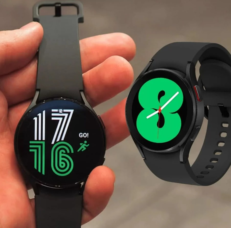Smartwatch Samsung Galaxy Watch4 BT 44mm Tela Super AMOLED de 1.4″, Bluetooth, Wi-Fi, GPS, NFC e Sensor de Frequência Cardíaca Óptica na Casas Bahia