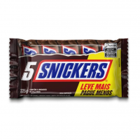 Snickers Chocolate Original 5 Unidades De 45g na Amazon