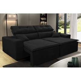 Sofá Cama InBox Retrátil e Reclinável Taurus 1,87 Mts Tecido Suede na Lojas Colombo