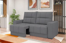 Sofá Retrátil Reclinável 2 Lugares Veludo Kazan BestHouse na Magazine Luiza