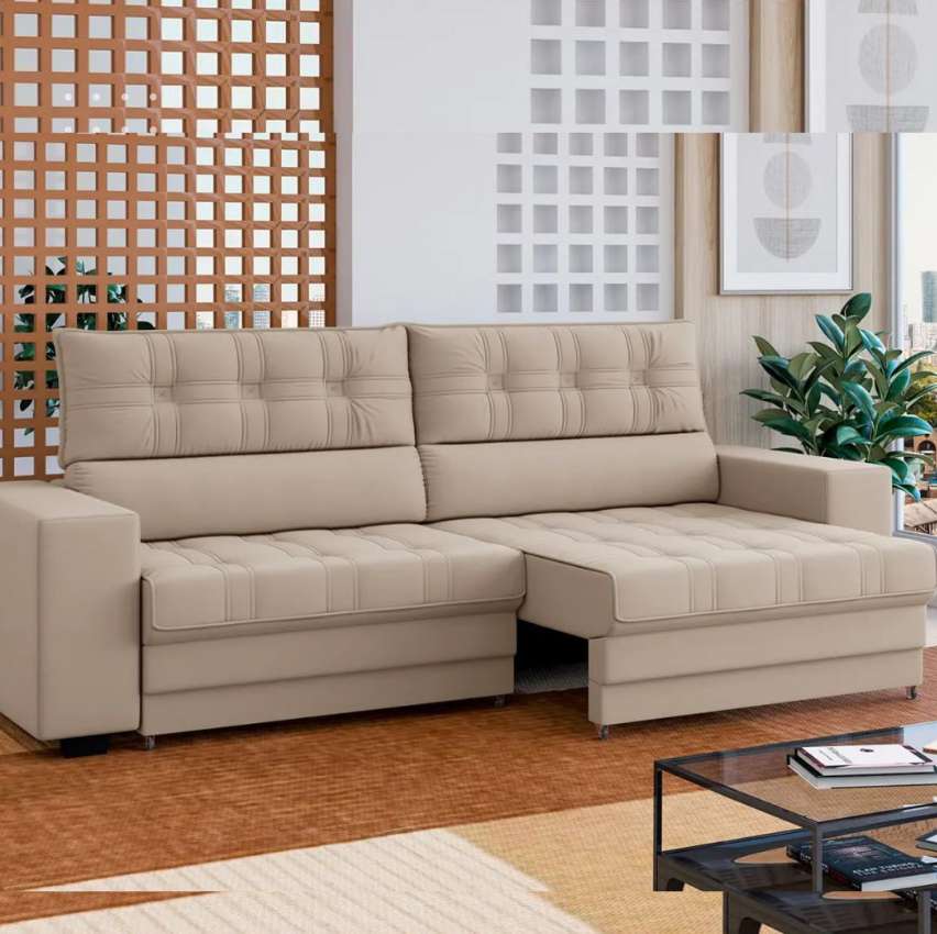 Sofá Retrátil Reclinável 2 Lugares Veludo Omega – Besthouse na Magazine Luiza