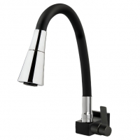 Softinox Torneira Gourmet Cone Preto E Cromado Dupla Função Parede 1/4 De Volta na Amazon