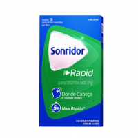 Sonridor Rapid 10 Comprimidos Dor De Cabeça, No Corpo & Febre na Pague Menos