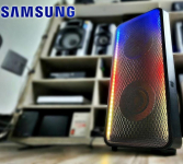 Sound Tower Samsung MX-ST45B, com Potência extraordinária, Bateria incluída e Som Bi-direcional Preta – Bivolt na Magazine Luiza