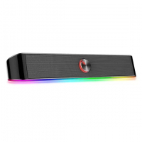 Soundbar Gamer Redragon Adiemus, 6W RMS, RGB, USB, 150Hz/20KHz, Botão Touch, Preto - GS560 na Magazine Luiza