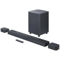 Soundbar JBL Bar 800, Bluetooth, 360W RMS, Subwoofer Sem Fio, 5.1.2 Canais - JBLBAR800PROBLKBR na KaBuM!
