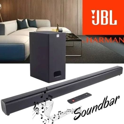 Soundbar JBL Cinema SB140 60W RMS 2.1 canais Subwoofer com fios Dolby Digital Bluetooth HDMI ARC na Carrefour