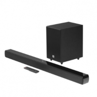 Soundbar JBL JBLSB140BLKBR, Bluetooth, 60W RMS, Subwoofer, HDMI, Dolby Digital, Controle Remoto na KaBuM!