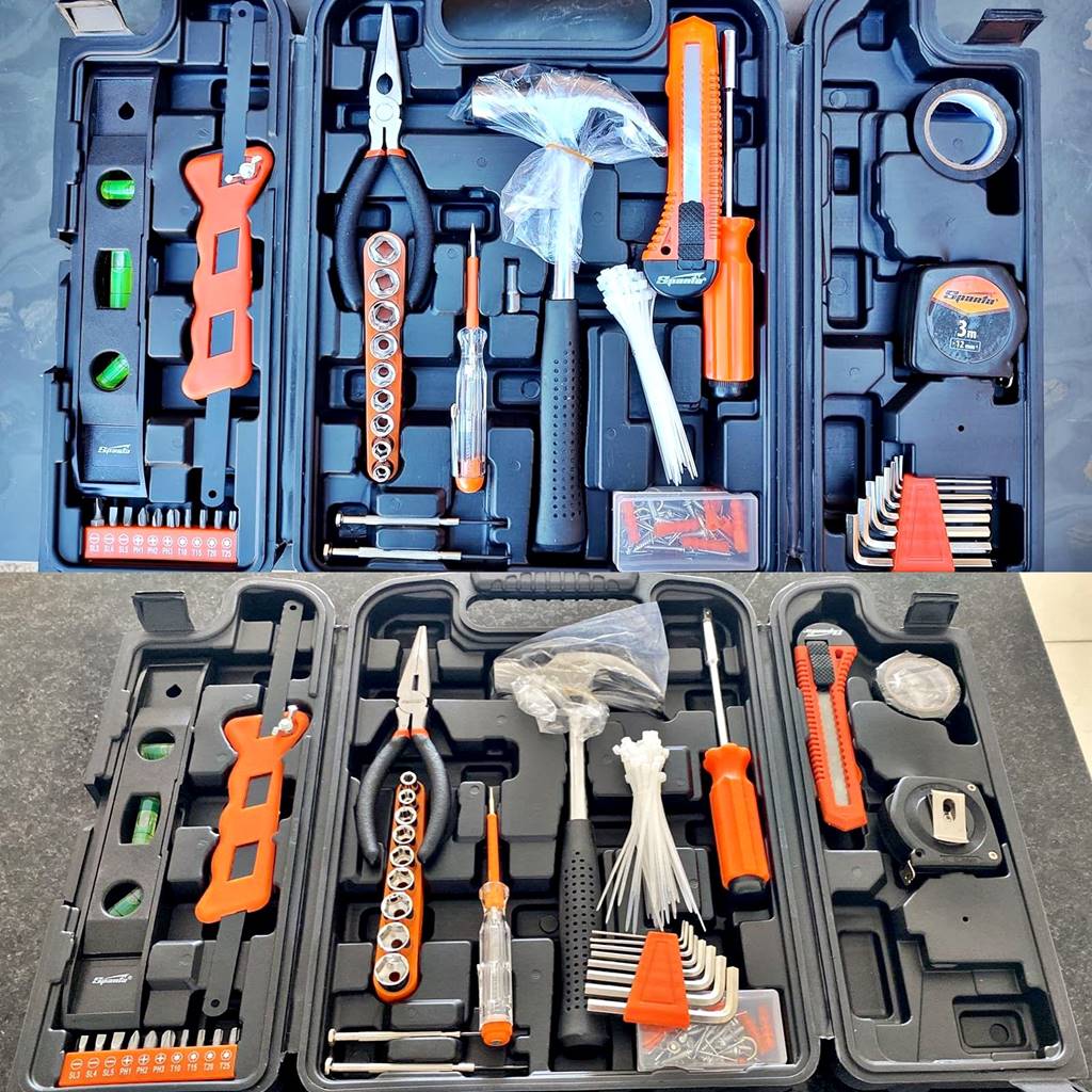 Sparta Maleta de ferramentas kit com 165 peças na Amazon