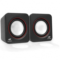 Speaker C3Tech SP-301 Preto - Sistema De Audio 2.0 P2 Com Blindagem Eletromagnética na Amazon