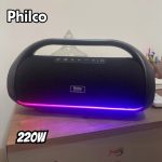 Speaker Philco PBS220BT Extreme Bluetooth 5.3 Flash Light 220W Bivolt na Amazon