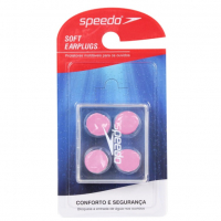 Speedo Potetor De Ouvido Soft Earplug, Único, 2 Pares, Rosa na Amazon