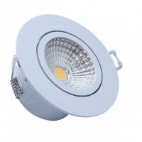 Spot Led 3W, Redondo 6500K Branco Frio Bivolt, Branca na Amazon