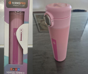 Squeeze Térmico H2O 500ml Rosa Termopro na Amazon