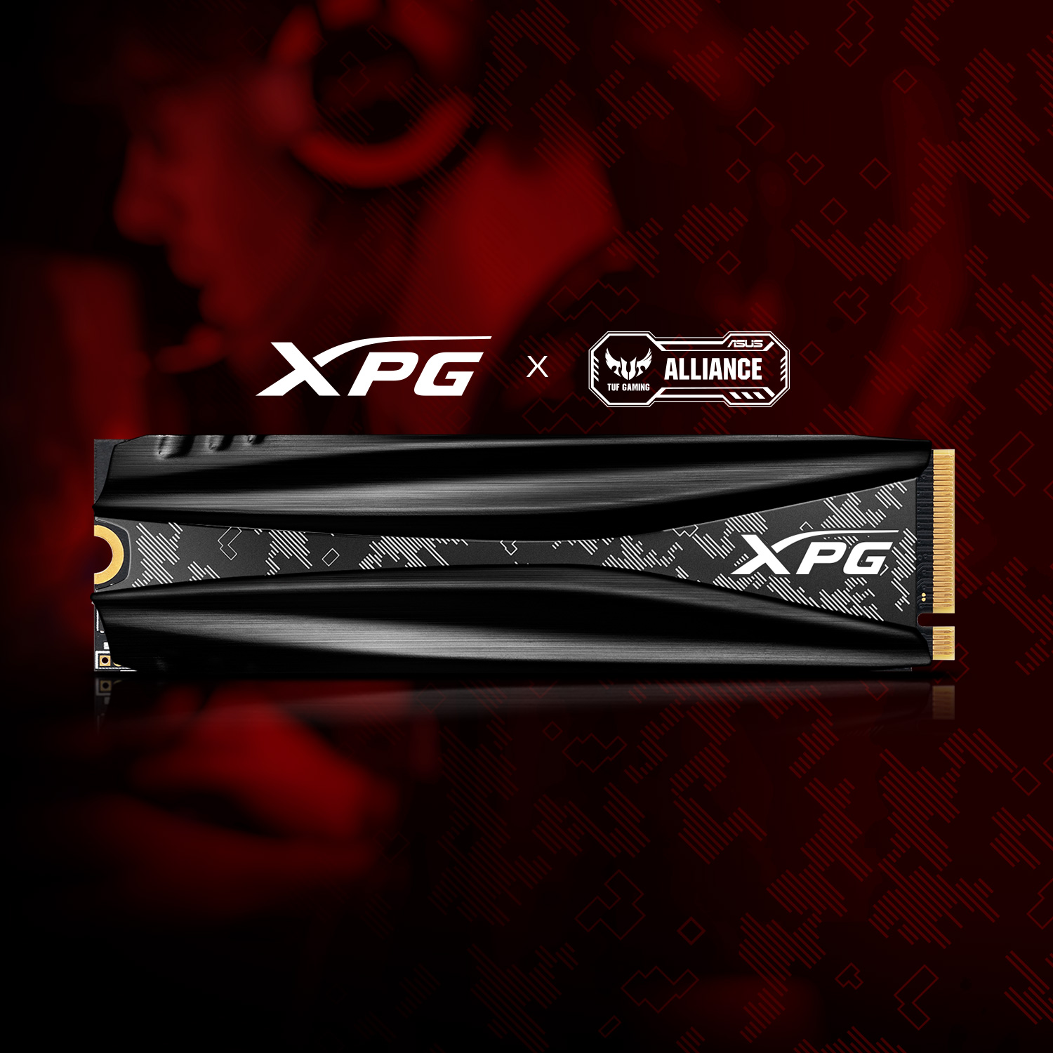 SSD 1TB XPG S41 TUF, M.2 PCIe NVMe, Heatsink, Leitura: 3500MB/s e Gravação: 3000MB/s – AGAMMIXS41-1T-C na KaBuM!