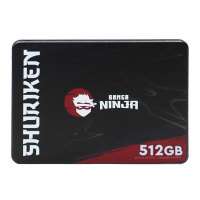 SSD Gamer Ninja Shuriken 512GB, Sata III, Leitura 510MBs E Gravação 495MBs na Terabyte Shop