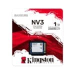 SSD Kingston NV3, 1TB, M.2 2230, NVMe PCIe 4.0, Leitura 6.000 MB/s, Gravação 5.000 MB/s – SNV3SM3/1T0 na KaBuM!