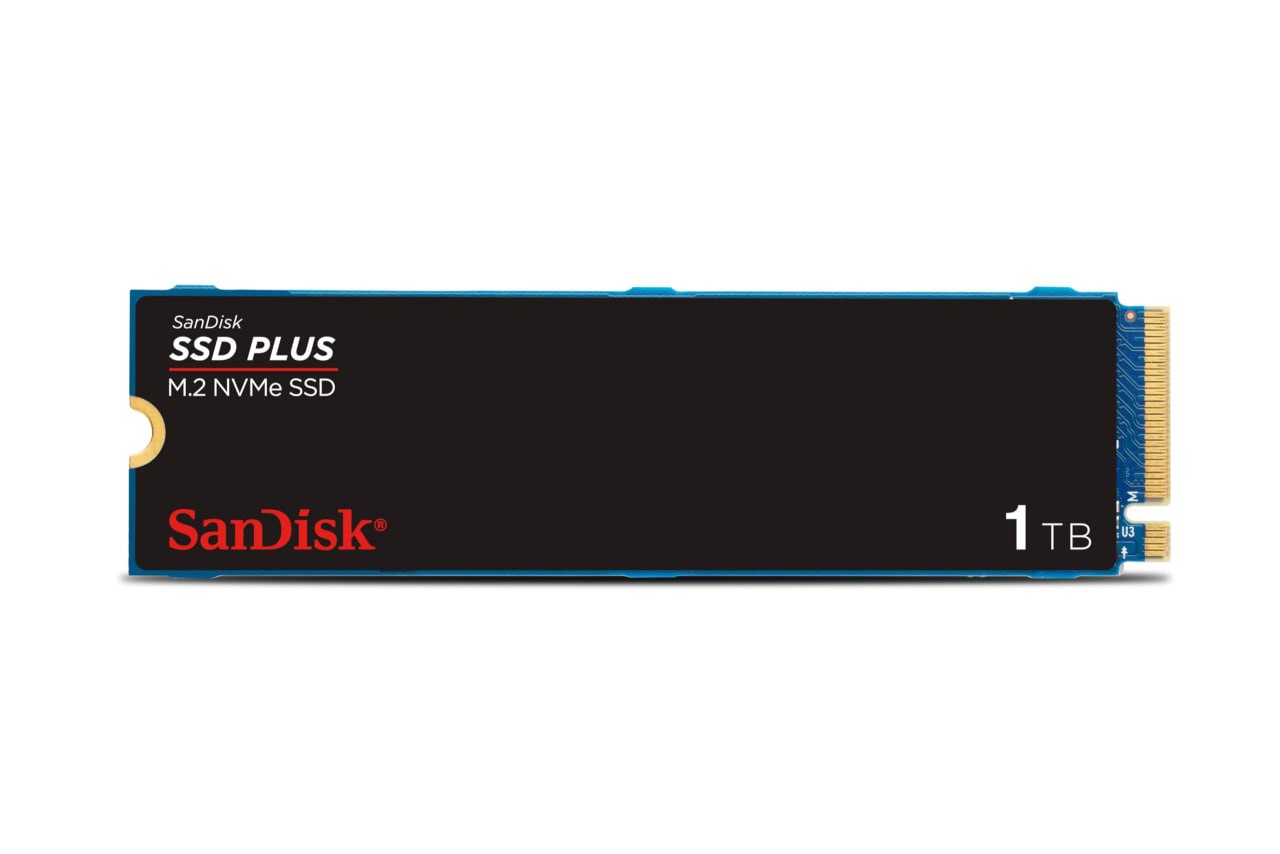 SSD PLUS M.2 NVMe Sandisk 1TB SDSSDA3N-1T00-G26 PCIe Gen 3.0 na Amazon