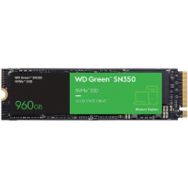SSD WD Green PC SN350 960GB PCIe NVMe Leitura: 2400MB/s Escrita: 1900MB/s - WDS960G2G0C na KaBuM!