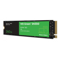 SSD WD Green SN350 240GB M.2 NVMe Leitura 2400MB/s E Gravação 900MB/s - WDS240G2G0C na Terabyte Shop