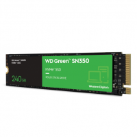 SSD WD Green SN350, 240GB, M.2 NVMe, Leitura 2400MB/s E Gravação 900MB/s na Terabyte Shop