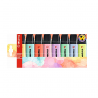 Stabilo Boss Pastel Marcador De Texto, Estojo Com 8 Unidades, Multicor na Amazon