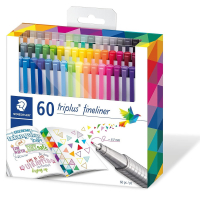 STAEDTLER Triplus Fineliner Brilliant Colours, 60 Cores, 334 C60 na Amazon