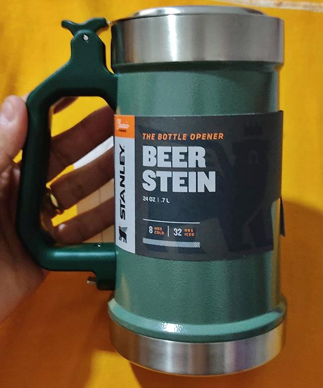 Stanley 10-09845-001 The Bottle Opener Beer Stein Hammertone Green 700 ml na Amazon